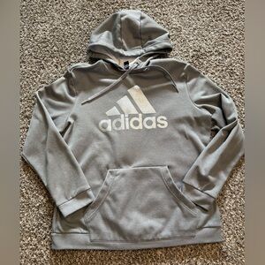 Women’s gray sparkle Adidas hoodie